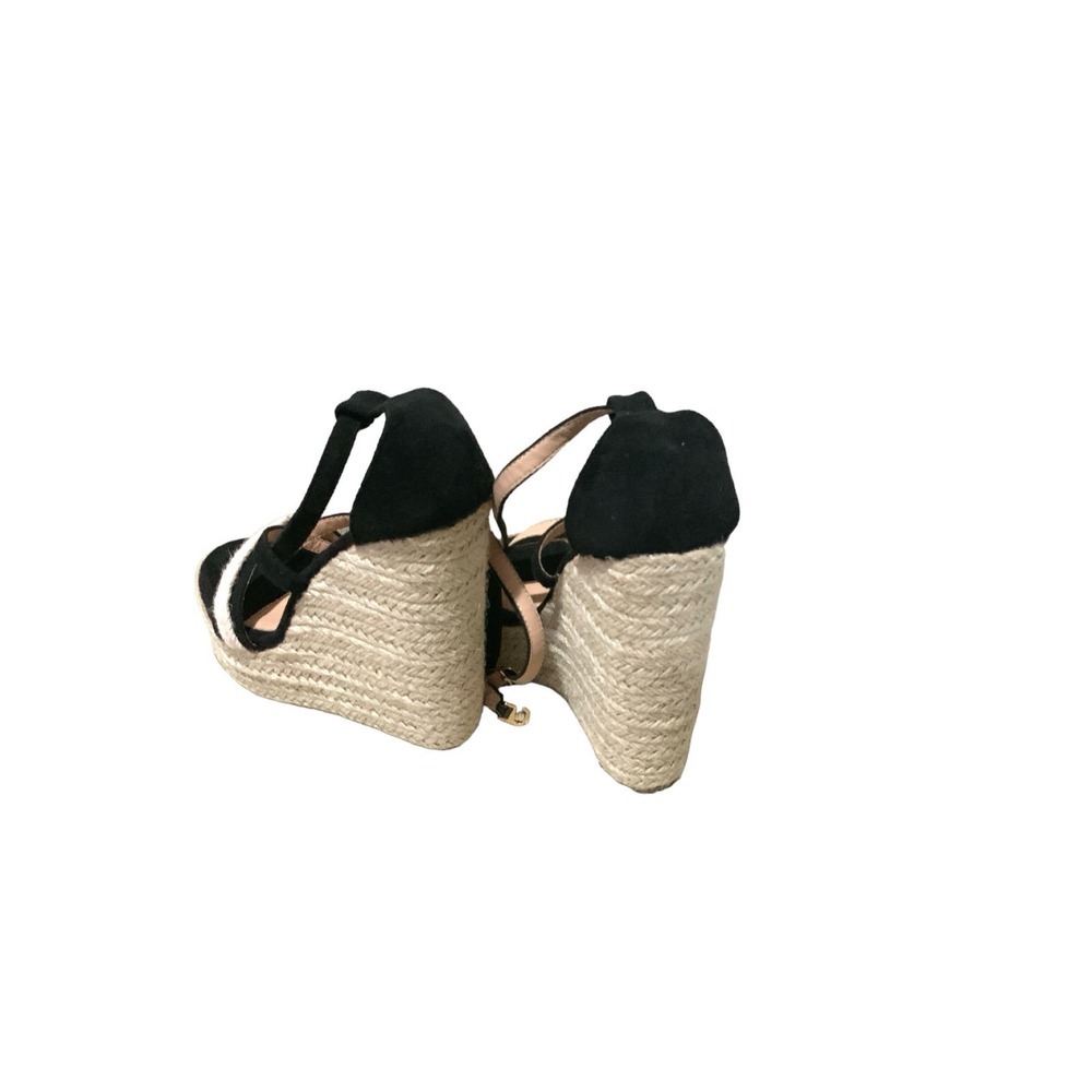 Women's Two Tone Wedge Ankle Straps Sandals Size 6.5 New without Tags - Picture 3 of 4
